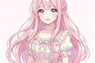 illustrate your photo as a high quality anime portrait