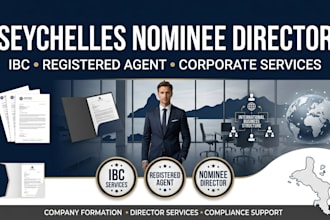 provide seychelles nominee director, ibc and registered agent service
