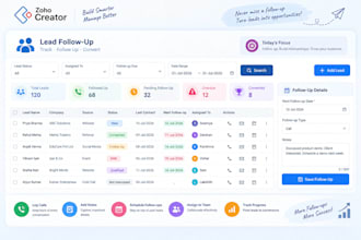 build a custom zoho creator application using deluge