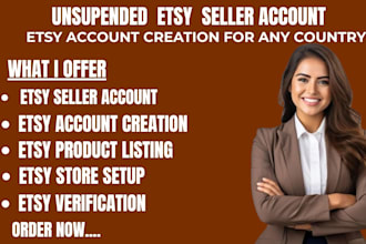 create etsy seller account etsy shop setup and professional store creation