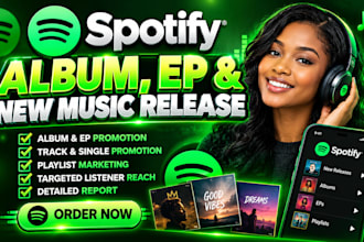 promote your spotify album, ep and new music release