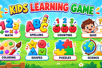 develop addictive educational platformer games for kids