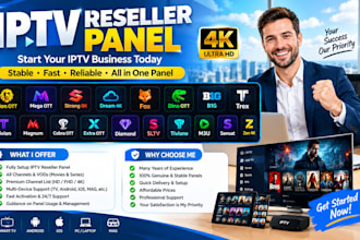 setup reseller panel, strong8k, dream4k, lion ott, mega ott, trex, b1g, foxxx