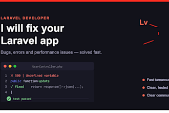 fix your laravel app