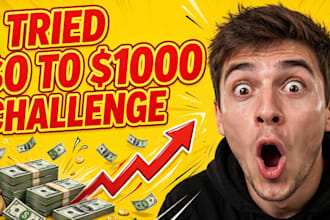 design eye catching youtube thumbnail in 2 hours