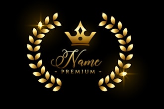 design design a premium luxury logo