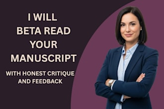 beta read and critique your manuscript