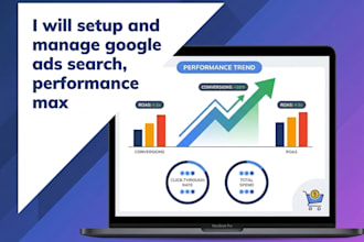 setup and manage google ads search, performance max ads for local businesses