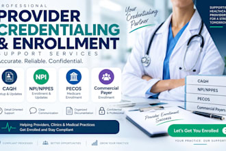 do provider credentialing, caqh, npi and pecos