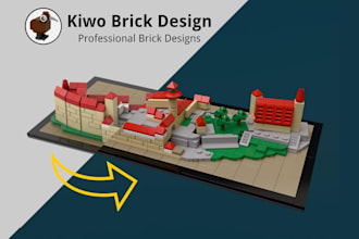 professionally render your lego model