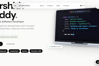 design and develop a professional responsive website