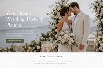 design a squarespace wedding website, invitation, rsvp form or redesign