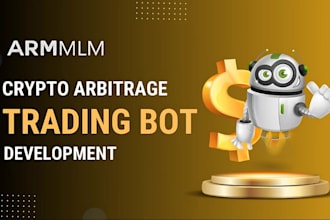 build automated crypto trading bot, arbitrage bot, ai trading bot, crypto bot