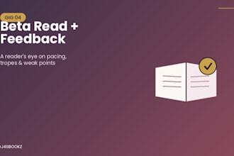 beta read your manuscript with structured feedback