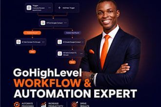 gohighlevel workflow automation, CRM and pipeline automation expert