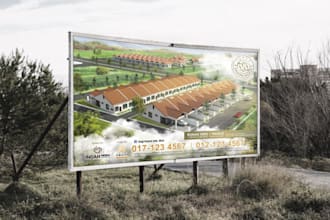 design billboard for real estate, brands and outdoor marketing campaigns