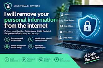 remove your personal information from the internet for privacy and security