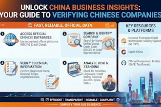 public information search for chinese enterprises