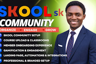 skool community setup skool online course community skool credit repair skool