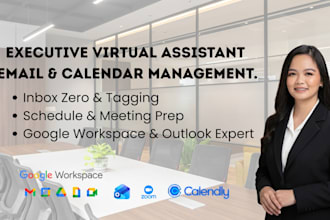 provide professional email inbox and calendar management