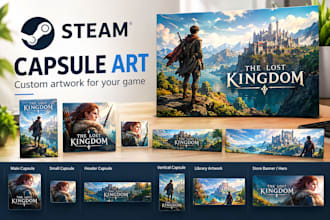 design custom steam capsule art for your game