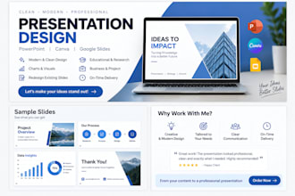 professional powerpoint and canva presentations