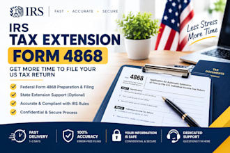 file irs tax extensions with form 4868 for urgent deadlines