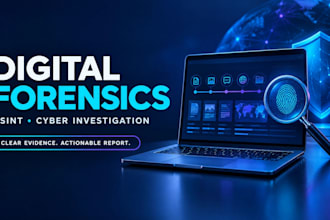 perform digital forensics, osint research, and cyber investigation