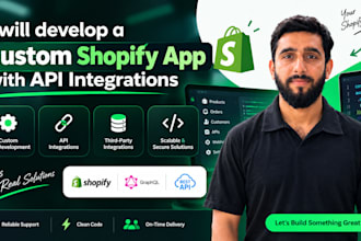 develop a custom shopify app with API integrations