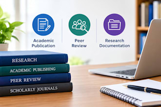 assist with academic publication, peer review and research documentation
