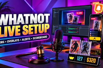 design and set up obs studio for tiktok live with custom overlays and alerts