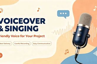 singing and voice over vocal recording