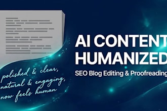humanize ai text into natural SEO blog content