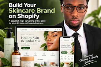 design shopify skincare beauty cosmetics store website beauty website