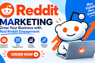 promote reddit seo post for website link business marketing
