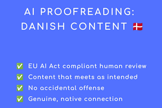 proofread your danish ai content
