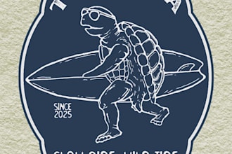 drawing illustration for a merchandise