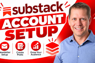 do substack account setup, custom domain integration and mailchimp migration