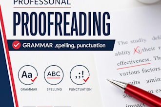 proofread and edit your english text