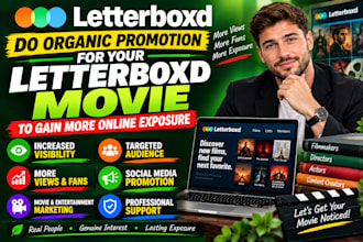 do organic promotion for your letterboxd movie to gain more online exposure