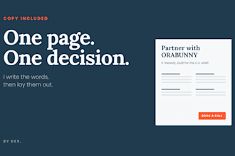write and design your business one pager
