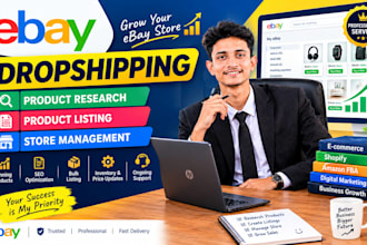 manage ebay dropshipping product listing and store management