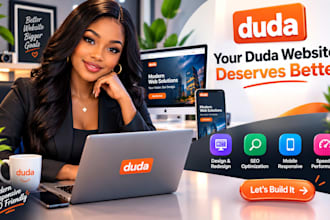 build duda website, design and redesign duda website, duda landing page redesign