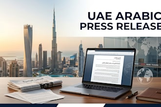 do dubai and uae press release writing and publishing on top arabic sites