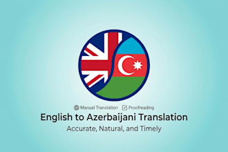translate and proofread english to azerbaijani