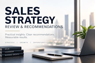 review and improve your sales and commercial strategy