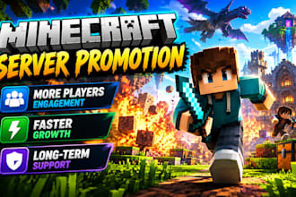 promote minecraft server, fivem server promotion, discord advertising