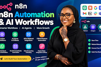 build n8n automation, n8n workflows, ai automation and ai agent