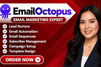 setup emailoctopus lead nurture emailoctopus email automation email sequence