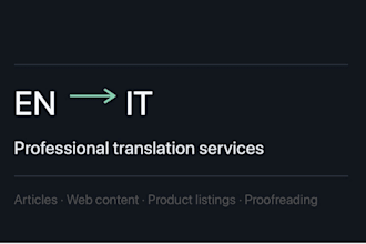 translate your content from english to italian